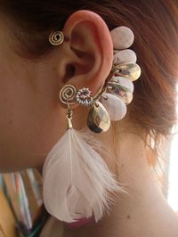 DIY - Earring Cuffs #wire #jewelry