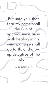 bible verse wallpaper; malachi 4:2