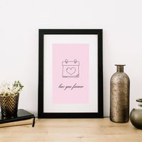 Add some love to your home decor with this minimalist Valentine's Day wall art. Featuring the phrase "I love you forever" in a sweet and playful pink color, this piece is sure to bring a touch of romance to your space. The simple and elegant design makes it suitable for any room, whether it's a child's bedroom or a romantic living room. And with a digital download, you can easily print and display this wall art in no time. #valentinesday #walldecor #homedecor #minimalist #pink #iloveyouforever