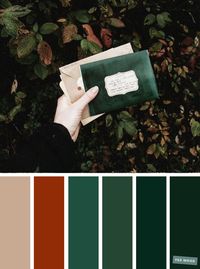 Couleurs vert d'automne + orange brûlé - Fabmood | Couleurs de mariage, Mariage ..., #automne #brule #couleurs #fabmood #mariage #orange