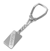 Free Engraving 1 line up to 15 characters Material : 0.925 Sterling Silver Overall Length: 4" inches Finish: Non-Plated High Polish Weight: 12:80 Grams