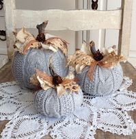 Tattered Treasures: More Sweater Pumpkins