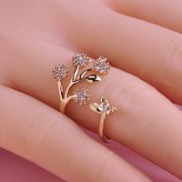 Ajustável Anéis de Casamento para As Mulheres CZ Zircon da cor do Ouro de Cobre de Luxo de Design Da Marca Anel Aneis Anillos joias Bijoux Femme