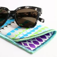 Learn to make a fast and easy eyeglass case with your serger in this free project tutorial from #WeAllSew. #serger #overlocker #sewingproject