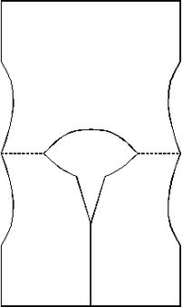 cut out fabric vests for the kids to decorate