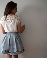 Skirt of Succulents by Trish Stitched | Project | Sewing / Women's | Skirts | Kollabora