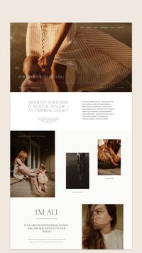 Our client website showcase - www.alidaugherty.com. Mono is stylish, minimalist and very versatile. It was designed as a multi-purpose theme, to cater to the needs of various business types, from photographers and filmmakers, to bloggers, designers, stylists, planners, educators, etc. Mono comes with an additional Style Kit of your choice that you can select after checkout inside your dashboard.