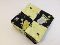 Honey Bees Coasters Mug Rug Set Honey Coasters Honeycomb - Etsy
