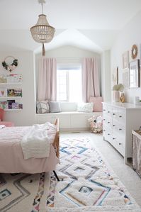 Aria's Boho/Chic Big Girl Bedroom Reveal! - Lily June Home - Calgary Interior Design & Styling Design