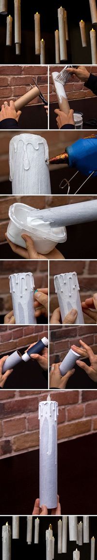 Harry Potter Floating Candles DIY - ORIGINAL SOURCE, NOT SPAMMY RE-POST