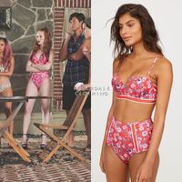 Riverdale Episode - S03E01 Cheryl Blossom wears the H&M floral push up bikini top (Sold Out) and bottom (Sold Out) in Chapter Thirty-Six: Labor Day.