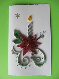 Christmas Greeting Card Merry Christmas Card Handmade image 1