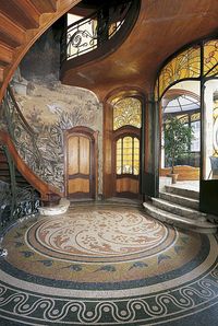 Art Nouveau - Hotel Hannon - Bruxelles - Serre 'Jardin d'hiver':