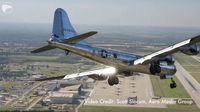 Chase plane footage of Boeing B-29 Superfortress "Doc"'s second flight