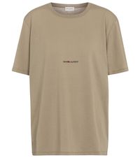 Saint Laurent - Logo cotton T-shirt | Mytheresa