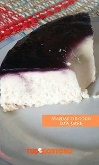 Manjar de coco low carb