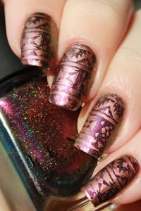 Nailart – Aztec Cameo – LINVANT