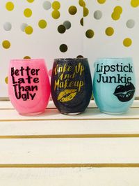 Make up brush holder glitter make up brish by LivAndFiBoutique