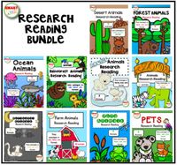 Animal Research Reading BUNDLE by Jayne Gammons | TPT