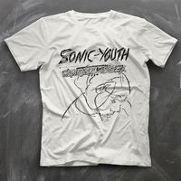 Sonic Youth White Unisex T-Shirt - Tees - Shirts #sonicyouth #shirt #tshirt #apparel #clothing #tees #teeshirtss