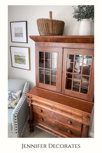 Antiques tell a story, they create a warm and inviting home!
