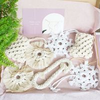 Stand out from the crowd with these Macrame Christmas Tree Decorations. Unique Christmas ornaments that will enhance the cosy, boho look to your Christmas tree.
