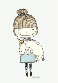 Unicorn girl - Bodesigns