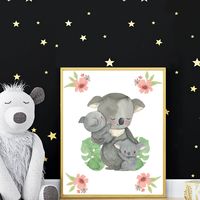 Baby Koala Bears Art Koala Nursery Poster Printable Wall Print Boy Room Girl Safari Digital Download For Jungle Artworks Gifts Prints Bears by DearLittlePrintables on Etsy