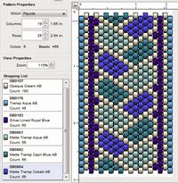 free peyote stitch beading pattern