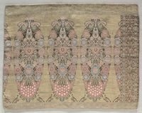 18 c. Iran. 2nd Piece from a Scarf. brocade, Overall - h:38.50 w:50.50 cm (h:15 1/8 w:19 7/8 inches). Gift of Mr. and Mrs. J. H. Wade 1916.1429 | Cleveland Museum of Art