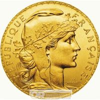 Pièce 20 Francs Marianne Coq