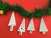 This is a fun Christmas Craft to make with kids- Christmas Ornaments - they also make great gift tags.