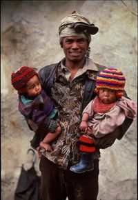 Con sus hijos