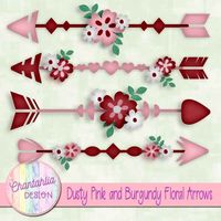 Instantly download free floral arrows design elements. Use them on scrapbook pages, in card making, digital planners and for other paper and digital crafts. Instant download. 300 dpi.