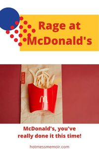 Between their app not working and the customer service I received at McDonald's, clearly they weren't knocking it out of the park. #rant #humor #funny #customerservice #fastfood #wtf #hotmessmemoir