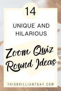 Are you hosting a Zoom quiz for your friends during lockdown? I share some fun Zoom quiz round ideas that will get you laughing! Picture rounds and music rounds included. #zoomquiz #quizroundideas #zoomquizroundideas #lockdownquiz