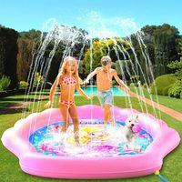 Your little ones love playing outside, so why not give them a little relief from the heat? The kid's splash pad is a great alternative to your traditional kids swimming pool. Our scientists combined the best parts of a kiddie pool, water slip n slide and water toys to make the most entertaining fountain spray pad for kids on the market!