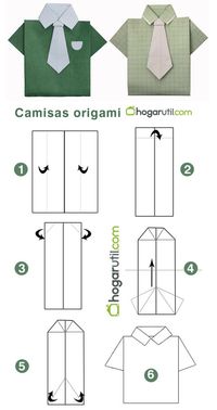 Camisetas origami, un detalle perfecto para el día del padre: