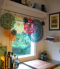 Dishfunctional Designs: Creative Uses For Old Lace Remnants & Crochet Doilies