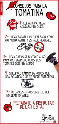 Consejos para la Tomatina