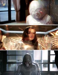 Hannah John-Kamen as Ghost in Ant-Man and the Wasp