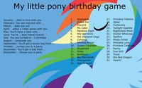 birthday game by Shrick on DeviantArt