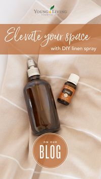 Clearing the air and boosting self-confidence—that’s the power of aromatherapy. We’ve bottled it in our DIY linen spray. #DIY #recipe #essentialoils #yleo #gift