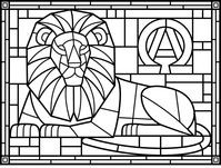 Stained Glass Coloring Pages for Adults - Best Coloring Pages For Kids
