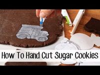 Top tips and tricks to make hand cutting custom sugar cookies easier!