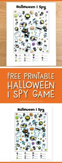 free printable halloween i spy game | printable activities for kids