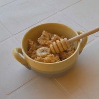 Banana Walnut Oven-baked Oats 🍯♥️ I Made This For My #bakedoatmeal #bakedoats #breakfastbowl #breakfastbowls