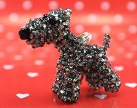 Dog breed jewelry beaded 3d dog charms cute doggy by SeedBeadDogs