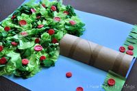 Apple tree craft - adorable!