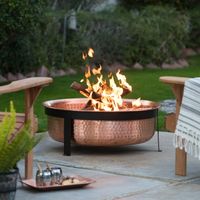 Coral Coast Eden Copper Wood Burning Fire Pit